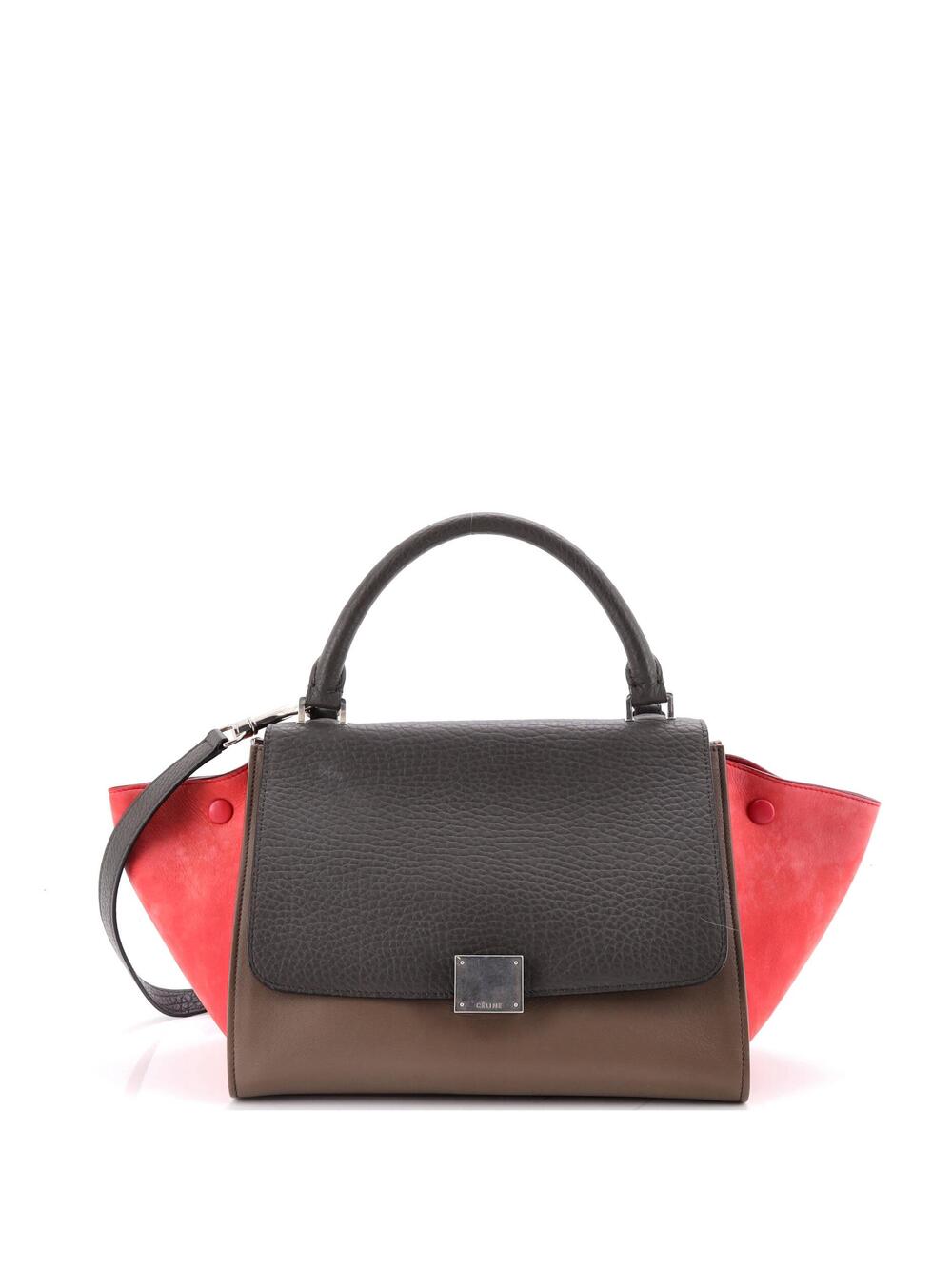 Celine Tricolor Trapeze Bag Leather #298447C64B